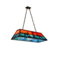 thumbnail image 6 of Meyda 145695 48 in. Moose At Lake Oblong Pendant, Antique Copper & Oa Blue & Green, 6 of 7