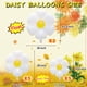 thumbnail image 2 of 12 globos de margaritas, 3 tamaños de globos de flores blancas para decoraciones de cumpleaños de margaritas, baby shower, boda, suministros de decoración de fiesta de margaritas JAMW Sencillez, 2 of 5