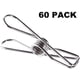 thumbnail image 2 of Pinzas para ropa de acero inoxidable de alta resistencia, pinzas para tender la ropa de agarre fuerte, reutilizables, de composición totalmente metálica, antioxidantes para la colada, sellado de, 2 of 7