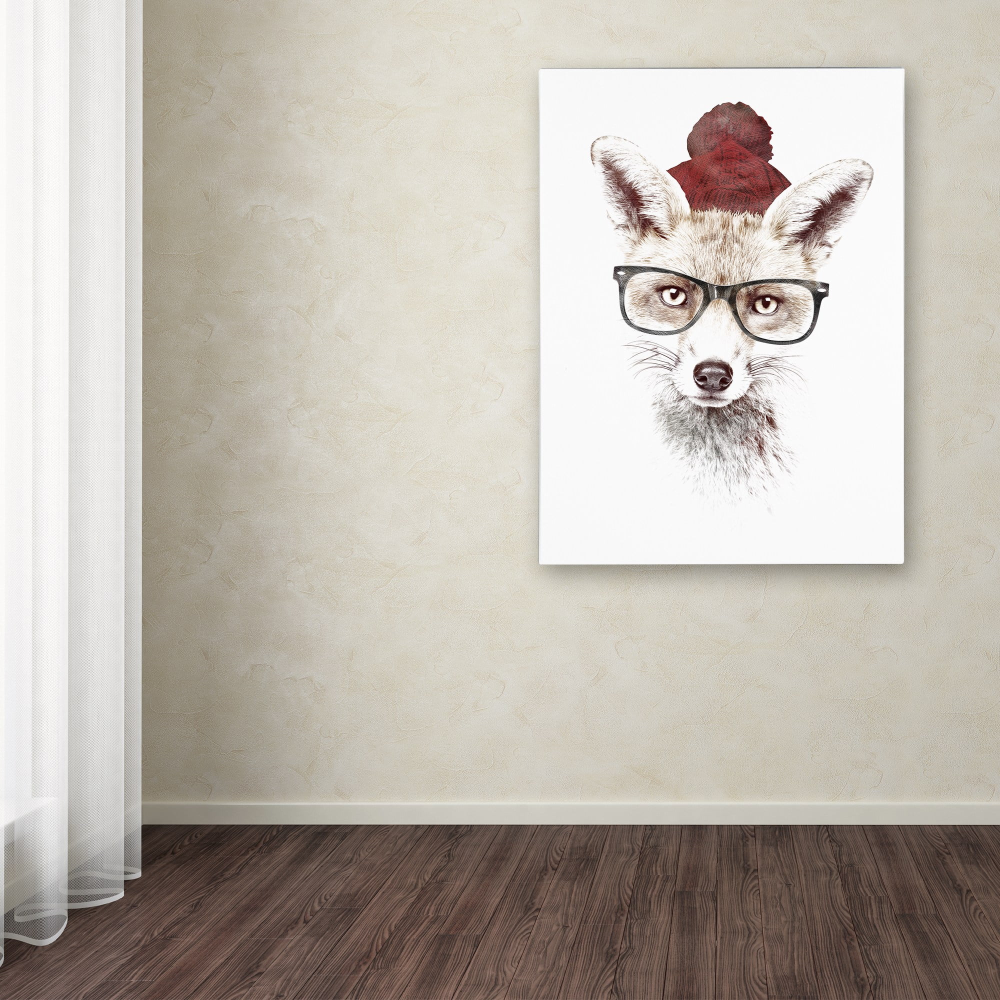 Trademark Fine Art 'It's Pretty Cold Outside' Canvas Art by Robert Farkas