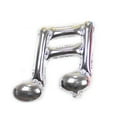 thumbnail image 4 of Pack of 10 Double Music Note Aluminum Balloons -, 4 of 8