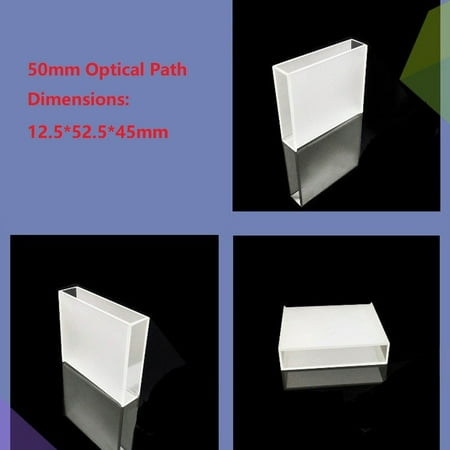 

Fule Quartz cuvette suitable for 751/722 Spectrophotometer optical path 10mm-50mm