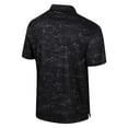 thumbnail image 3 of Men's Colosseum Black Colorado Buffaloes Daly Print Polo, 3 of 3