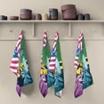 thumbnail image 2 of Liberty Independence Day Tea Towels 4 Pack USA Flag Kitchen Dish Cloth with Hanging Loop, 18"x28" Lint-Free Absorbent Towel for Kitchen Drying Wiping and Cleaning, 2 of 7