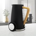 thumbnail image 3 of Electric Kettle  1500W Electric Pour Over Coffee and Tea Pot with Auto shut-off  Portable 1.2QT Hot Water Boiler with Water Level Window and Lid for Living Room  Bedroom  Office  Home  In, 3 of 4