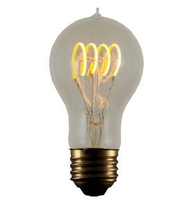 Bulbrite LED Victorian Loop Filament Light Bulb, Antique, 40WE, 1 Ct ...