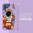 thumbnail image 3 of Case For Redmi K60E K50 K40S K40 K30 K20 10C 9 8A 8 10 Pro 4G 5G Colour Simple Liquid silicone Case Cartoon Space Astronaut, 3 of 5