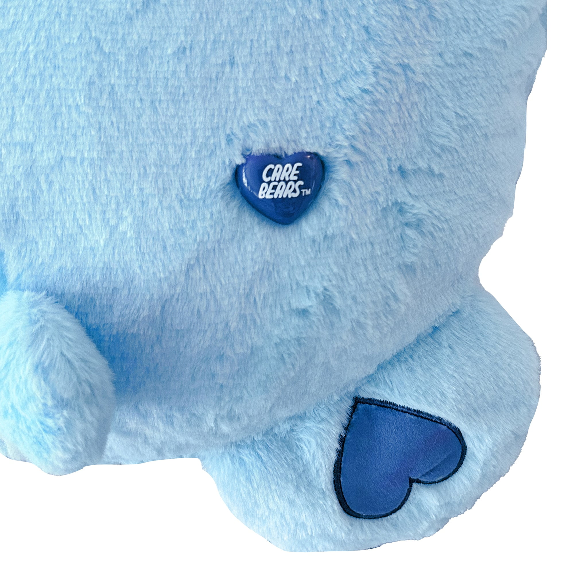 Happy Nappers: Care Bears Pillow Pocket Pal - Bedtime Bear - Plush Character Pillow Case, Animal Cover w/ Weighted Paws, Soft Huggable Companion, Kids
