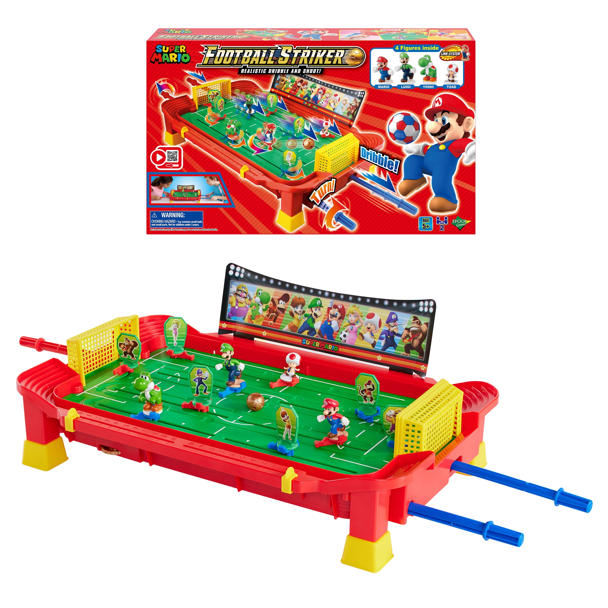 Epoch Games Super Mario Soccer Striker Tabletop Skill & Action