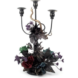 NEW & sale VHTF Target Gothic Rose Candelabra ~ Halloween black