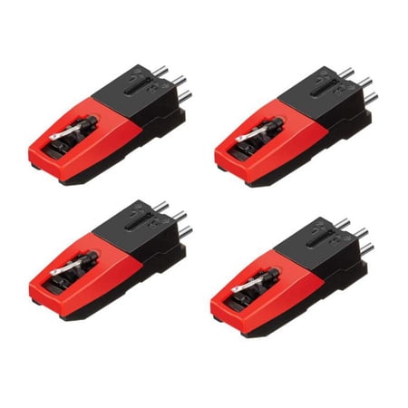 4 Pcs Turntable Replacement Stylus Needles Turntable for LP Phonograph Record Player