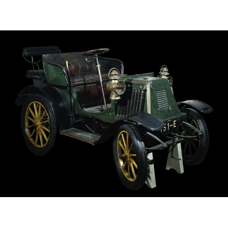 4056 Renault Convertible Car 1900 Canvas Art - (24 x 18)
