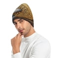thumbnail image 6 of BZSMCE Winter Beanie Hats Warm Cozy Cap Celestial Harmony Pattern, 6 of 7