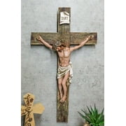 Passion of Jesus Christ Death at Calvary Crucifix Catholic INRI Wall Cross Decor