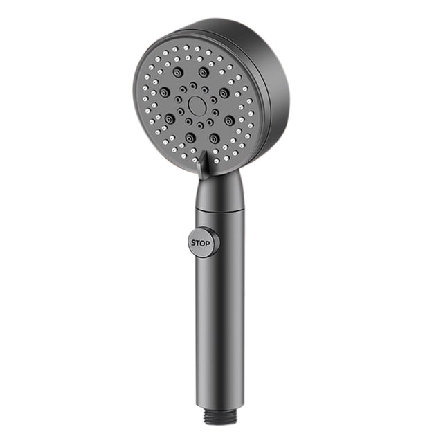 Yhmxh Decoración del baño Cabezal de ducha turboalimentado con un volumen de agua superpotente para el baño del hogar, calentador de agua para baño, cabezal de ducha presurizado 5