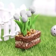 thumbnail image 3 of Modelo De Flor Simulada, Adorno De Tulipanes Artificiales, Muñeca 1:12, 3 of 7