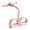 Pink, variant on Koiauber 6-Tube Pedal Puller Resistance Band with Handle Multifunction Elastic Yoga Sit-up Pull Rope Pedal Tensioner Exerciser Workout Equipment