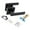 BK black, variant on Bathroom Door Handles Square Privacy Levers Door Handle Keyless Push Button Lock Door Levers Replacement Hardware