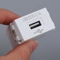 thumbnail image 3 of Yazoeia 128 Type USB Power Module,220 V to 5 V 1A Interface Adapter Switch Module,Mobile Phone Charging Panel Socket Power Converter,Power Switching Module Wall Outlet Interface Panel (2, 3 of 7