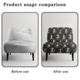 thumbnail image 6 of HELLHERO Christmas Calf Breathable Armless Accent Chair Cover with Stain Protection, Elastic Armless Accent Chair Protector, 6 of 8