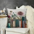 thumbnail image 2 of YINGXI Book Lovers , , Book Nerd , Booktrovert Pillow Covers , for Readers Book Lovers Women, , Decor, Boho Floral Book Pillow Covers 24x24in, 2 of 5