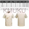 thumbnail image 2 of Camisa Hombre Cuello Mao Manga Corta Botón Chino Traje Tang, 2 of 7