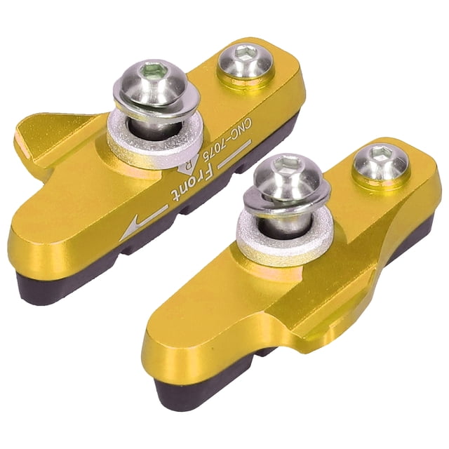 Pastillas de freno de bicicleta Golden de repuesto de goma antideslizantes y silenciosas para bicicletas de carretera