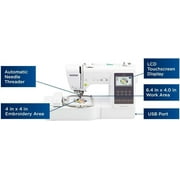 Brother SE700 Sewing and Embroidery Machine, and SAEMB7511 100-Piece 75/11 Embroidery Needles