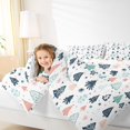 thumbnail image 4 of Manfei Xmas Tree 3 Pieces Queen Comforter Set for Teens Boys Girls,Merry Christmas Ultra Soft Bedding Sets,Happy New Year Bedding Comforter Set,Ultra Soft Home Decor,Reversible, 4 of 8