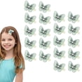 thumbnail image 1 of Pinza para el pelo de malla de gasa de mariposa de 20 piezas con clips laterales para accesorios para el cabello de mujer accesorios para el cabello Y2K, 1 of 6