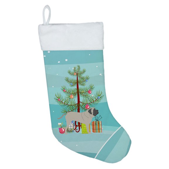 Carolines Treasures BB2974CS English Mastiff Merry Christmas Tree Christmas Stocking