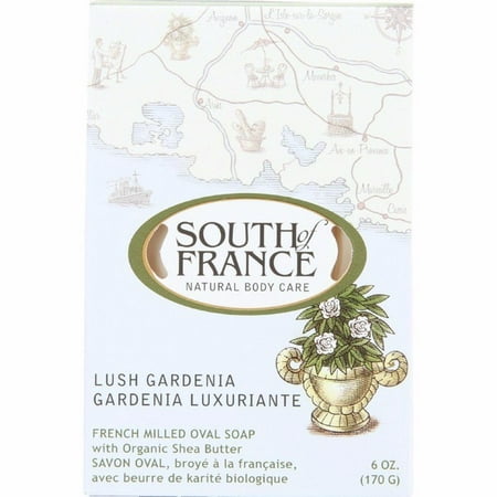 South Of France Bar Soap - Lush Gardenia - 6 Oz - 1