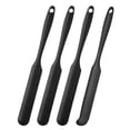 thumbnail image 1 of 4Pcs Espátula de Silicona para Tarros, Espátula Resistente al Calor para Mermeladas para Tarros, Botellas, Herramientas de Cocina para Hornear y Mezclar (Negro), 1 of 7
