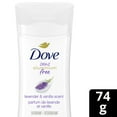 thumbnail image 1 of Dove Aluminum Free Déodorant for Women with 1/4 Moisturizers Lavender & Vanilla Scent for Soft, Comfortable Underarms, 1 of 7