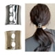 thumbnail image 1 of hebillas de cola de caballo doradas para mujer, puños de metal para el cabello, clip decorativo de metal para cola de caballo alta, puño de cola de caballo de metal dorado para vestir (estilo 5), 1 of 6