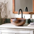 thumbnail image 6 of Native Trails Cps66 Maestro Petit 12-1/2" Circular Copper Vessel Bathroom Sink - Copper, 6 of 7