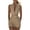 Khaki #21, variant on Women Sleeveless Shorts Belted Romper Plunging V-Neck Romper Summer Outfit High Waist Slim Romper with Pocket Casual Office Khaki L