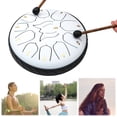 thumbnail image 4 of Tambor Mano Lengua Acero 11 Notas 6 Pulgadas para Yoga Meditación Regalo, 4 of 9