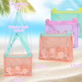 thumbnail image 4 of Bolsa de playa de malla para juguetes de playa, bolsa de recolección con forma de concha para niños, 4 of 6