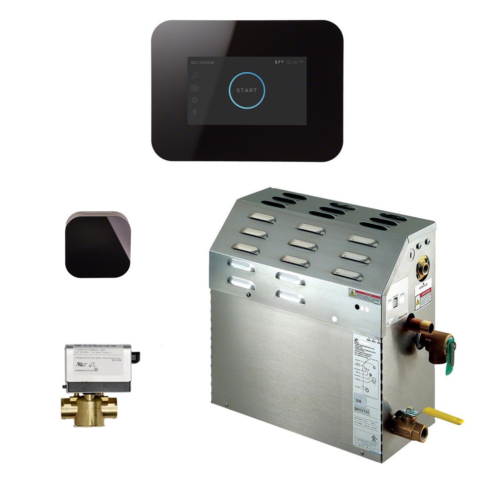 Mr Steam 90C1ai3 Itempo Steam Shower Package Black