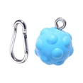 thumbnail image 3 of Bolas de sólidas para entrenamiento de fuerza con gancho, suministros antideslizantes, empuñaduras de sujeción de bola eléctrica, bloque de Azul, 3 of 8