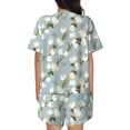 thumbnail image 3 of Xecao Tulips Flowers print Swimsuit for women, Summer-ready, sporty style.Quick-dry fabric. Many sizes & colors., 3 of 9