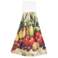 thumbnail image 7 of Haosy 2 Pack Kitchen Wash Cloths with Hanging Loops Absorbent Absorbent Quick Drying Hand Towels, Apple Tomato Grape Mango, 7 of 7