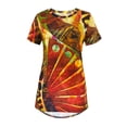 thumbnail image 3 of FASHIONWT Women Cotton Summer Round Neck Graphic Short Sleeve Casual T-shirt, 3 of 4