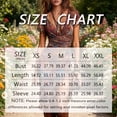 thumbnail image 6 of Viworld Pleated Waist + Asymmetrical Hem + Floral Print – Women's V-Neck Short Sleeve Boho Summer Dress Multicolor，XS, 6 of 6
