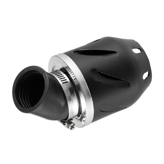 Unique Bargains Motorcycle Air Filter 35mm 1.38" ID 140x70mm Universal for Motorcycle ATV Aluminum Alloy Black