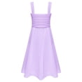 thumbnail image 2 of Manyakai Kids Flower Girl Wedding Dresses Sleveless Pageant Party Gowns A-Line Swing Summer Dress Lavender 10, 2 of 7