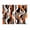 Orange, variant on Abstract Stripes Kitchen Curtains 63 Inch Length, Retro Modern Orange Black Gray Lines Grommet Top Bedroom Living Room Curtains, Light Filtering Cafe Curtain Drapes 2 Panels Set 84''x63''