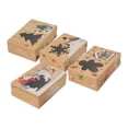 thumbnail image 4 of Christmas Cookie Boxes Pastry Boxes Window Decorating Treat Boxes Christmas Gift 4 Pieces, 4 of 9