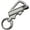 *YY New-Silver, variant on Permanent Metal Lighter, Lighter Keychain Outdoor, Emergency Survival Gear with Flint Metal Matchstick Fire Starter Kerosene Refillable Lighter